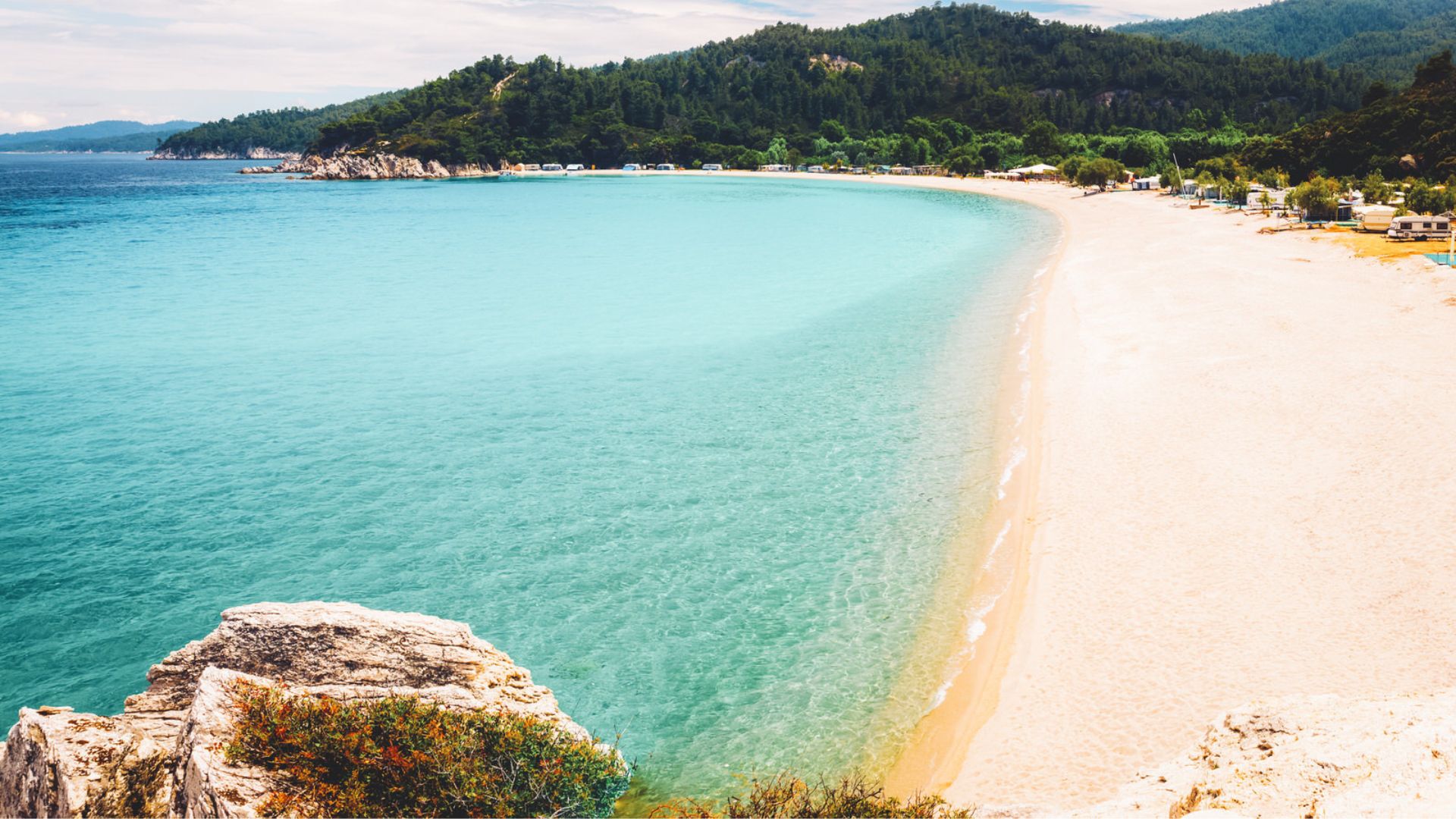 Sitonija – Plaže na istočnoj obali